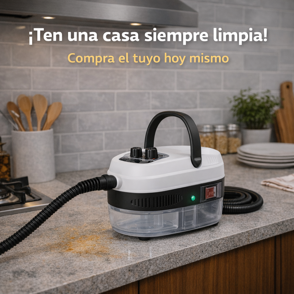 Limpiadora a Vapor Portátil para Limpieza del Hogar